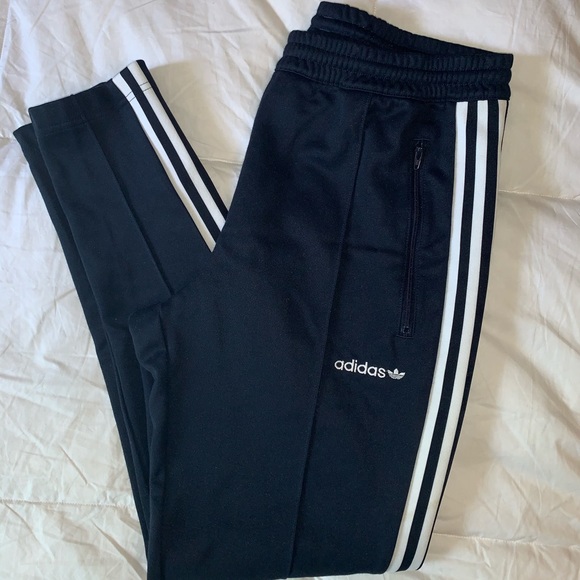 dark blue adidas joggers